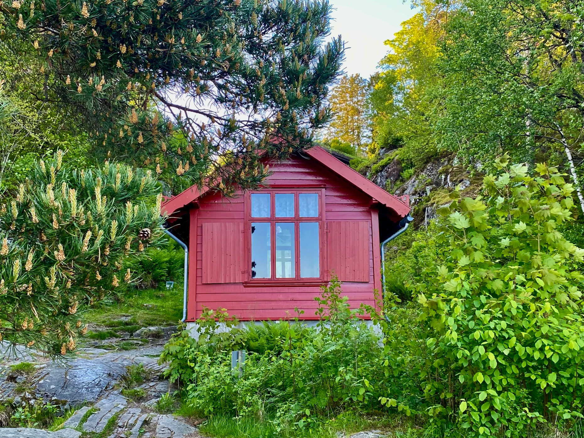 Edvard Griegs Komponierhütte in Troldhaugen bei Bergen