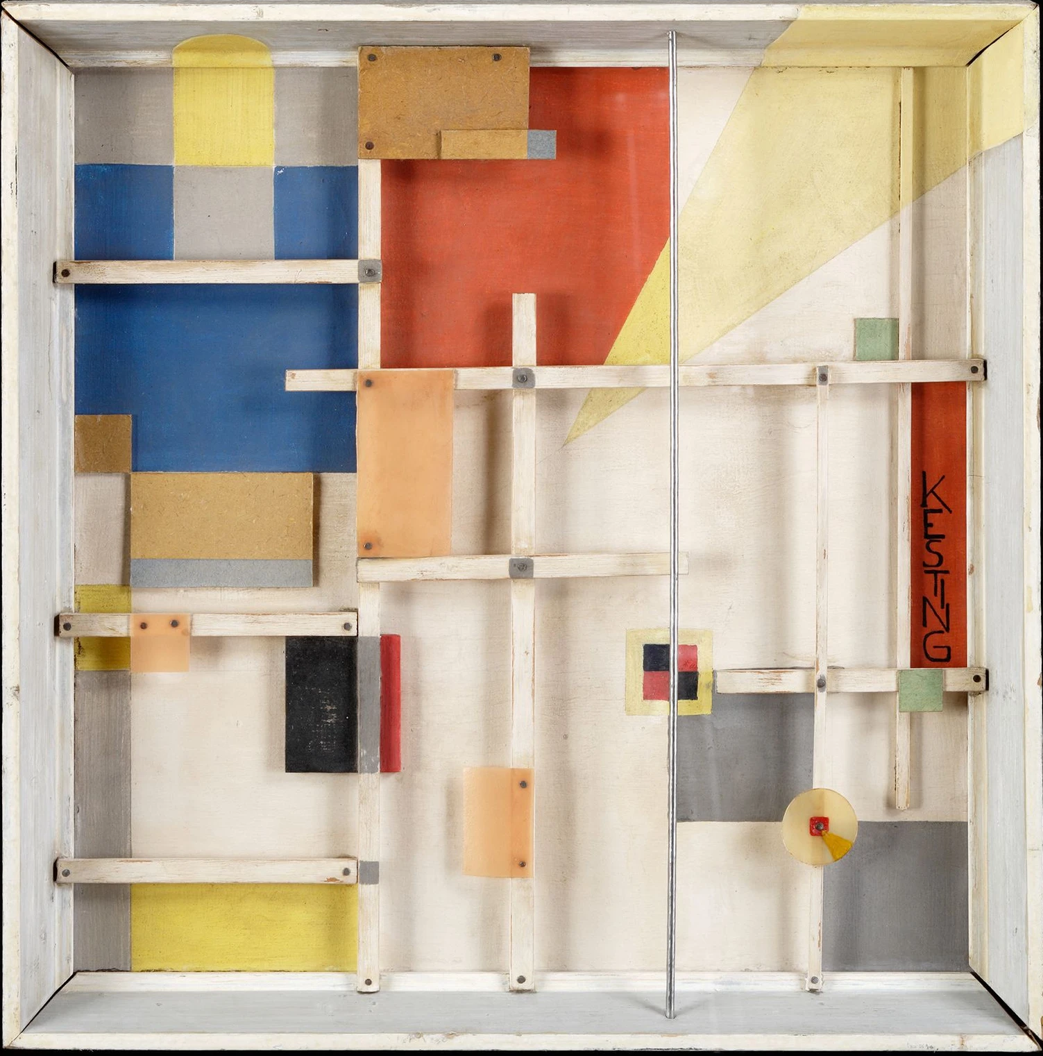 „Verschränkungen“, gemalt und zusammengesetzt um 1926