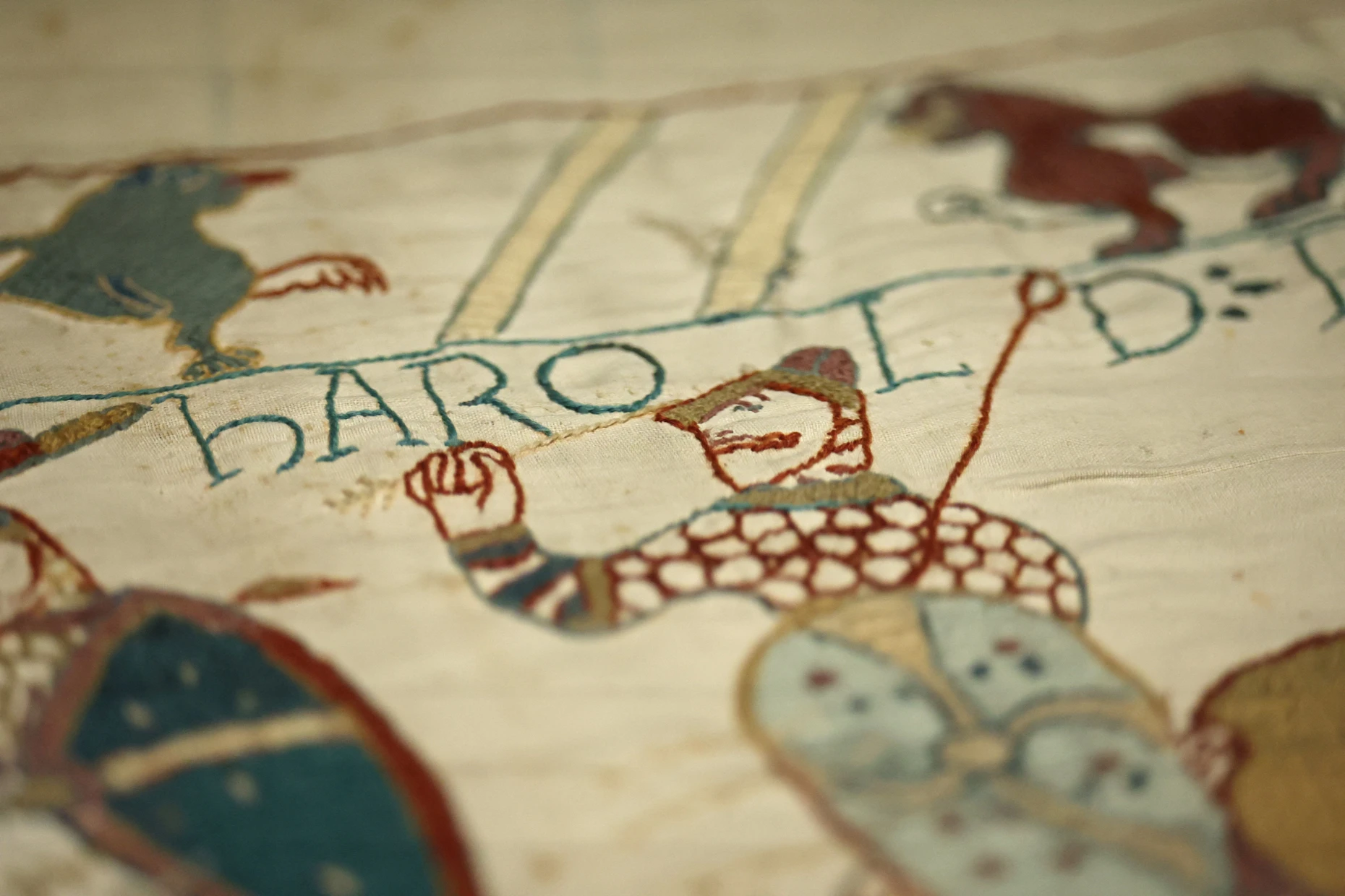 Die ominöse Szene mit dem Pfeil im Auge des bei Hastings getöteten englischen Königs Harald