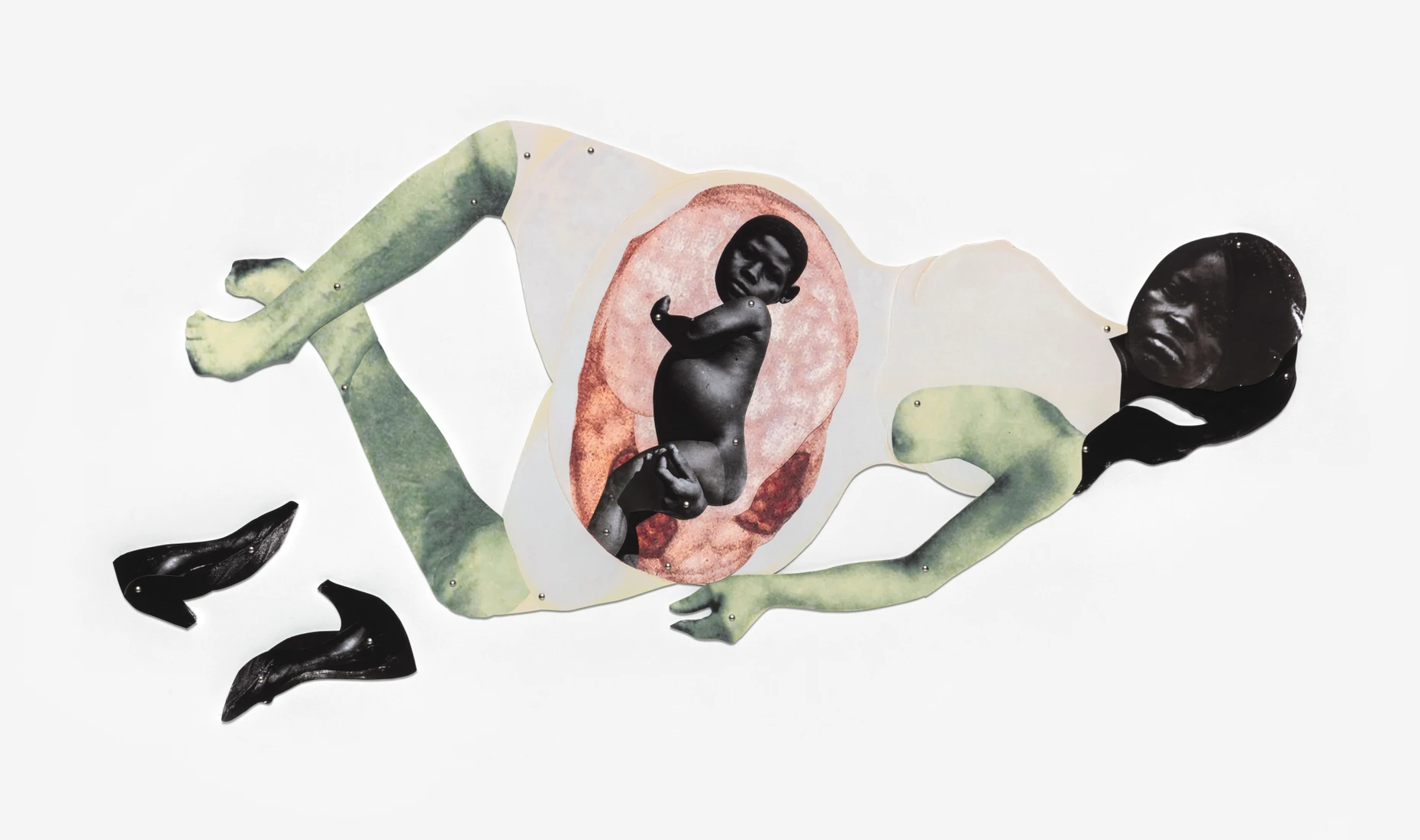 Im unbestimmten Raum: Frida Orupabo, „Baby in belly“, 2020