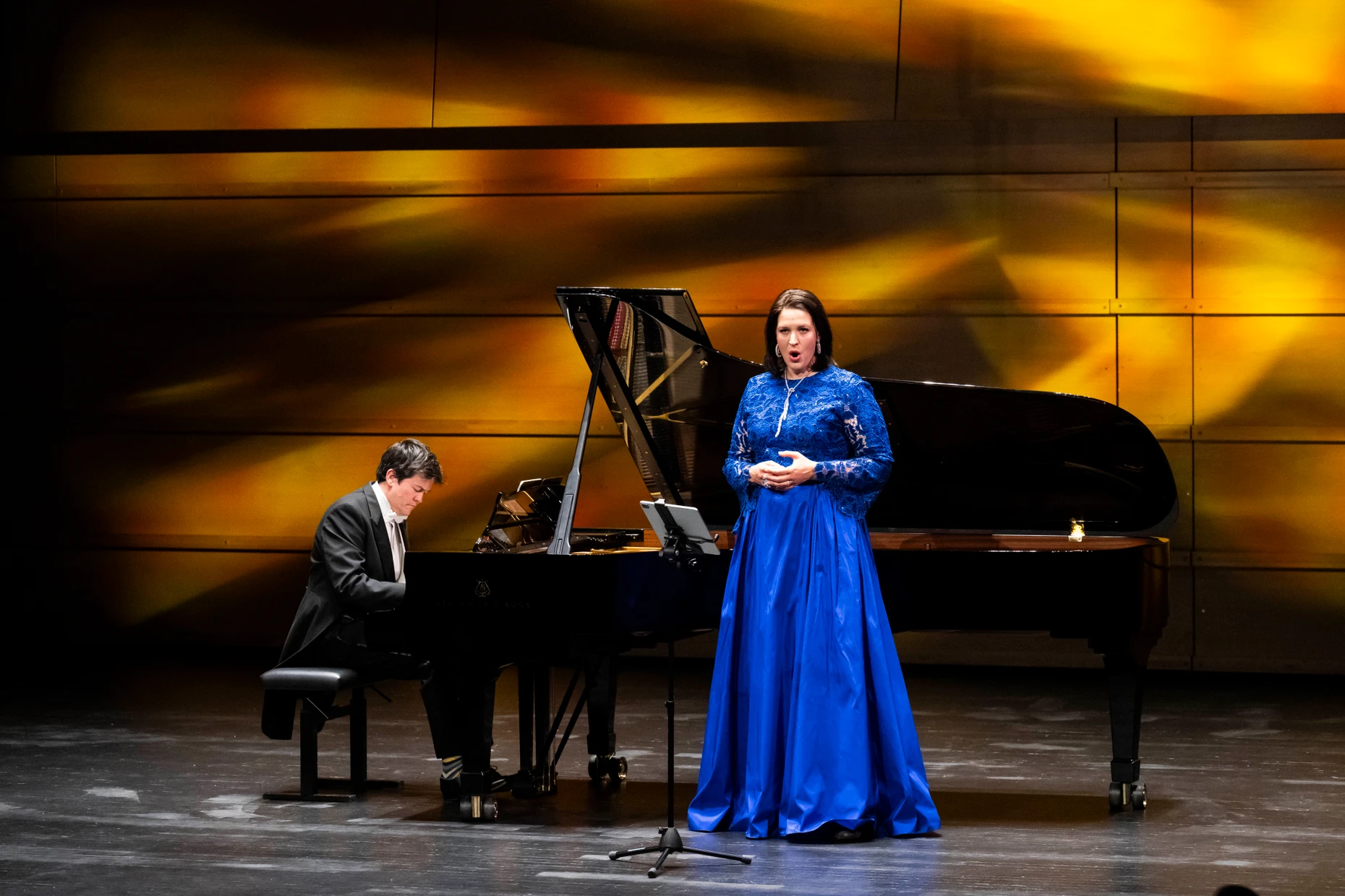Lise Davidsen mit James Baillieu in der Grieghalle beim Liederabend mit Werken von Franz Schubert