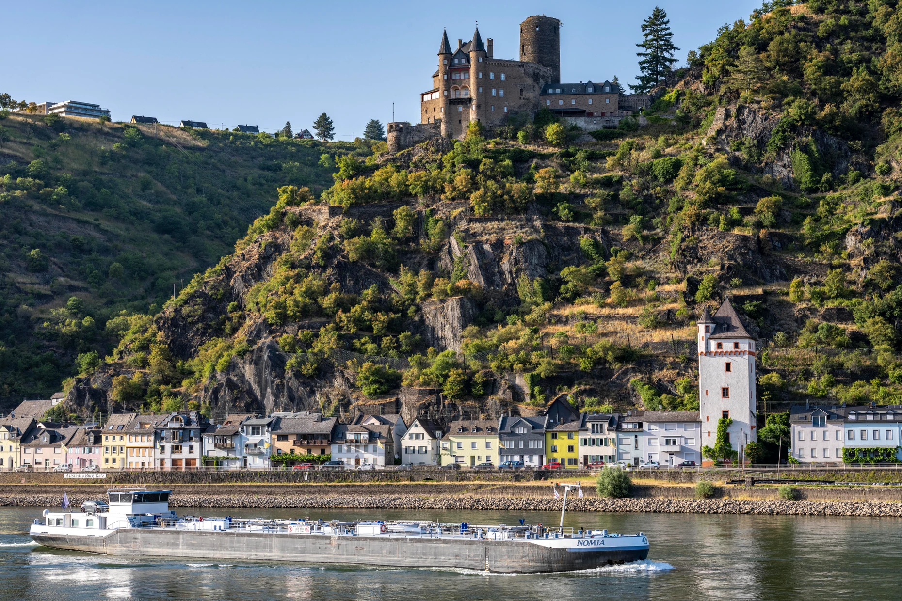Der Felsen der Loreley am Mittelrhein: ein mythischer Ort Deutschlands