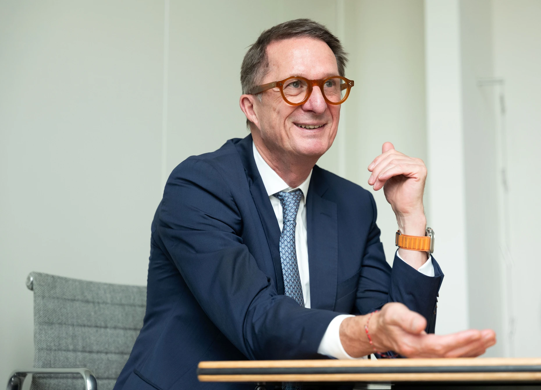 „Wir müssen uns noch mehr anstrengen“: Oliver Behrens, Präsident der Finanzplatzinitiative Frankfurt Main Finance