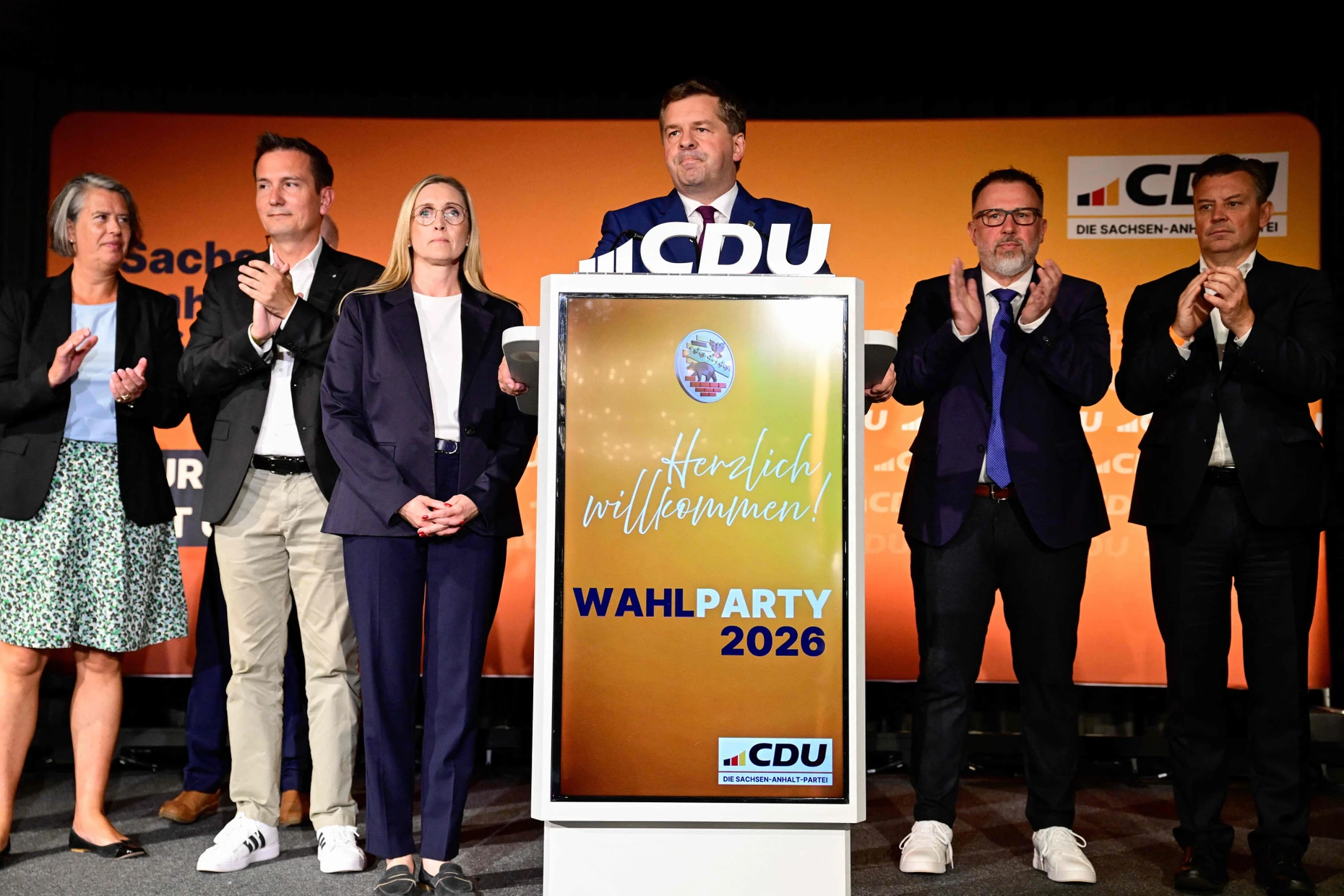 Sven Schulze am Sonntag in Magdeburg