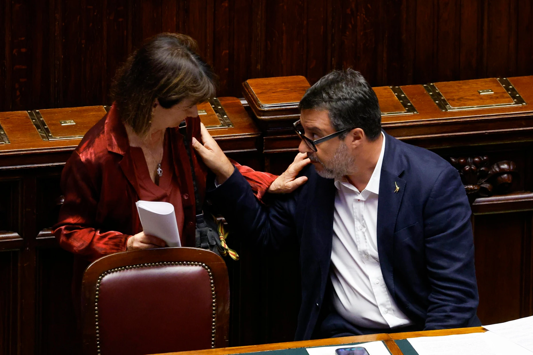 Anfang Juni: Ministerin Eugenia Maria Roccella mit Matteo Salvini