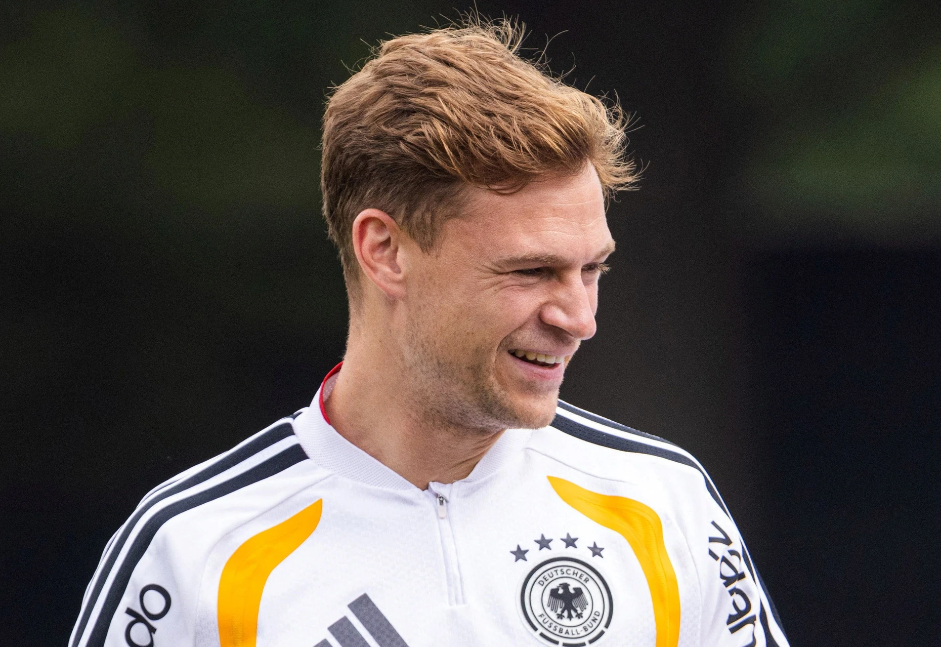 Joshua Kimmich beim Training im WM-Camp der deutschen Fußball-Nationalmannschaft.