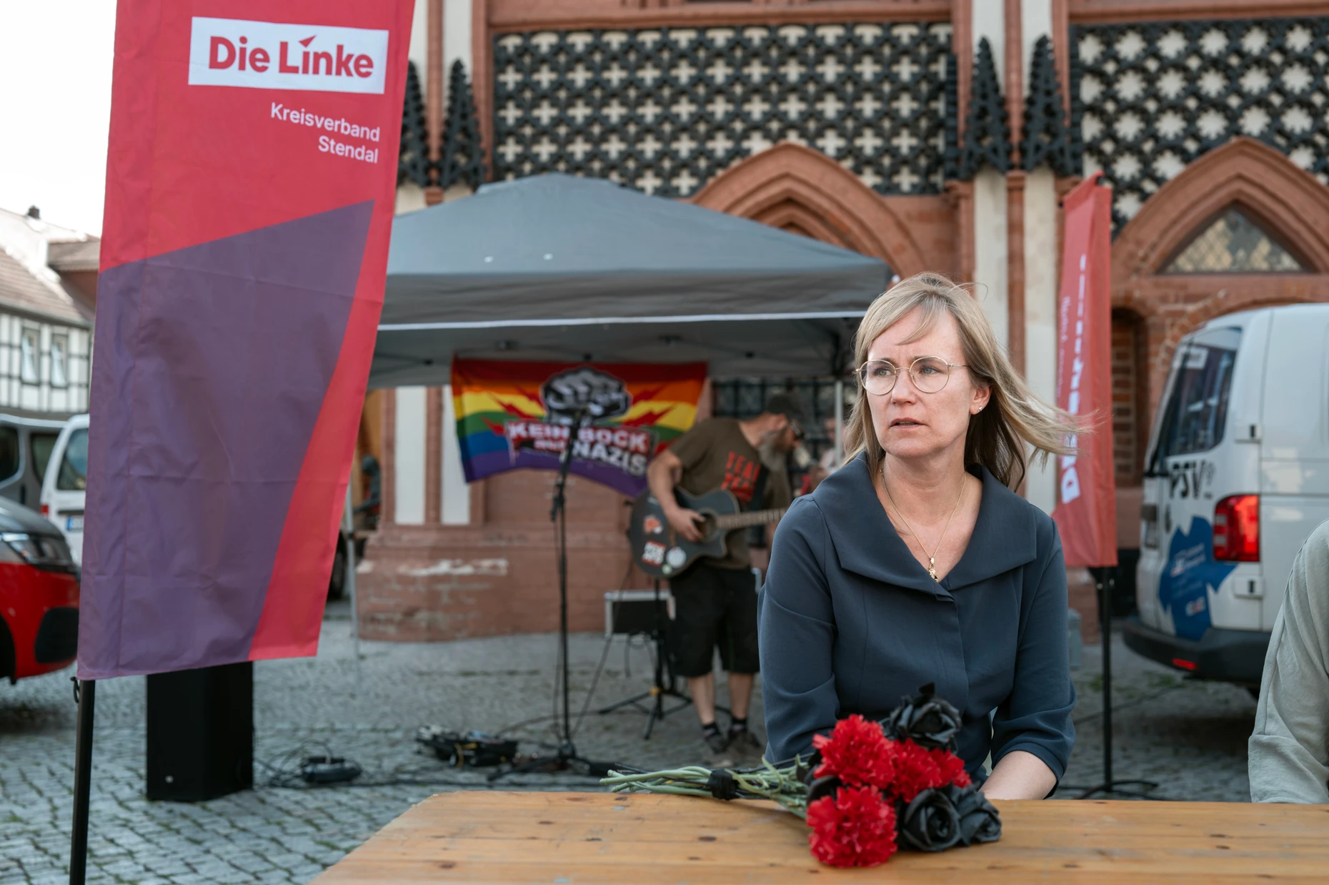 Verwischt Grenzen: Eva von Angern