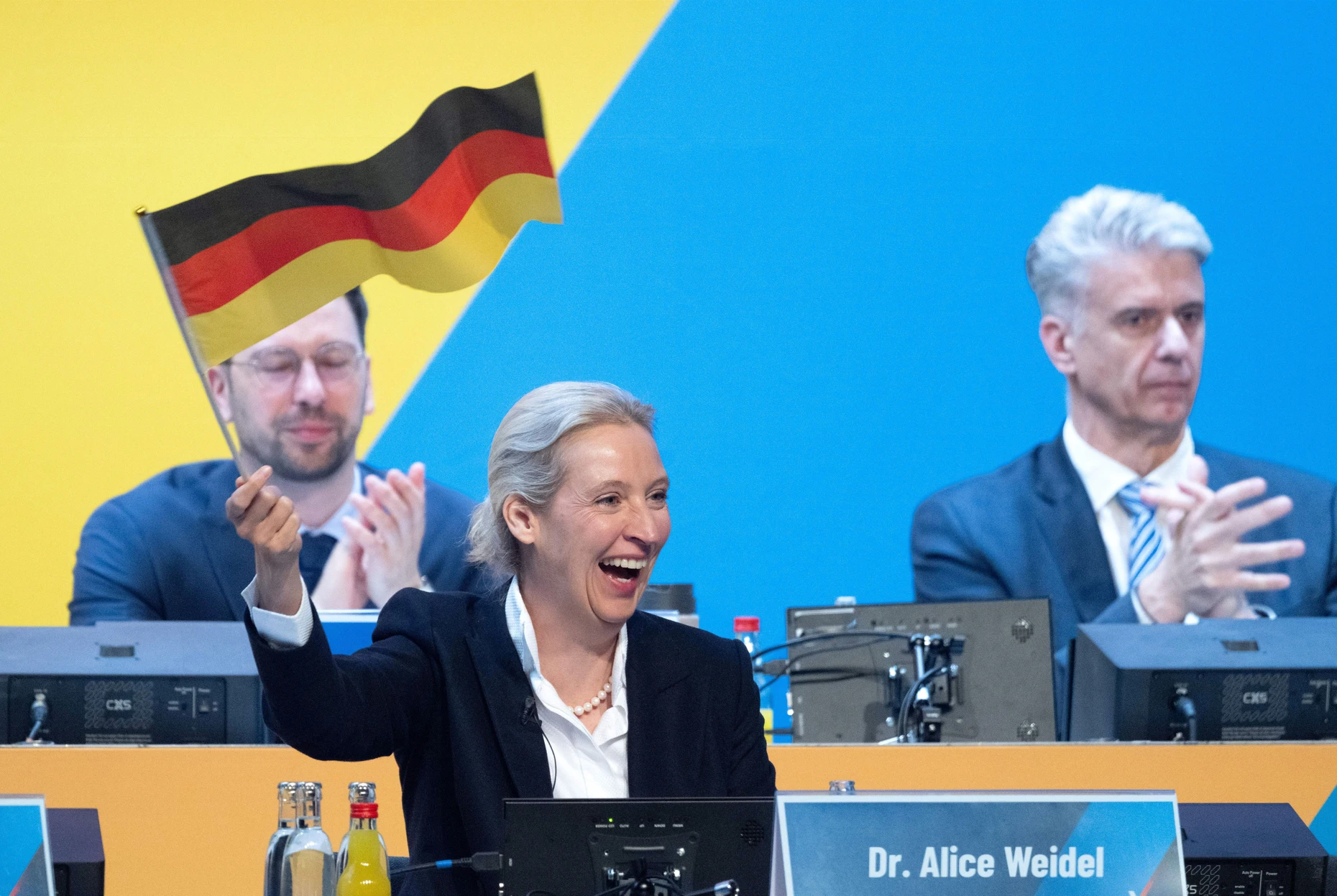  die AfD-Vorsitzende Alice Weidel während des Bundesparteitags in Erfurt