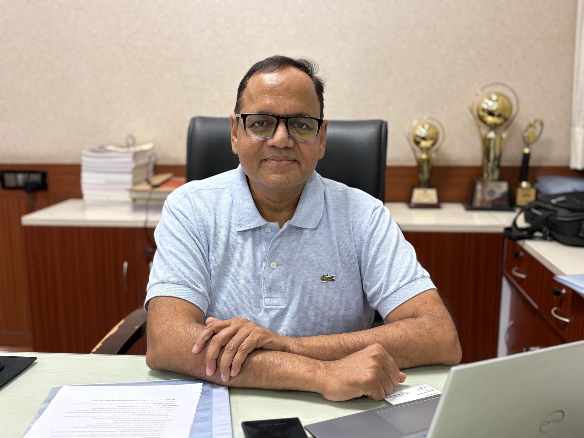 Pramod Maheshwari, Gründer des Nachhilfeinstituts Career Point, in Kota. Er gehört zu den Pionieren der Coachingbranche.