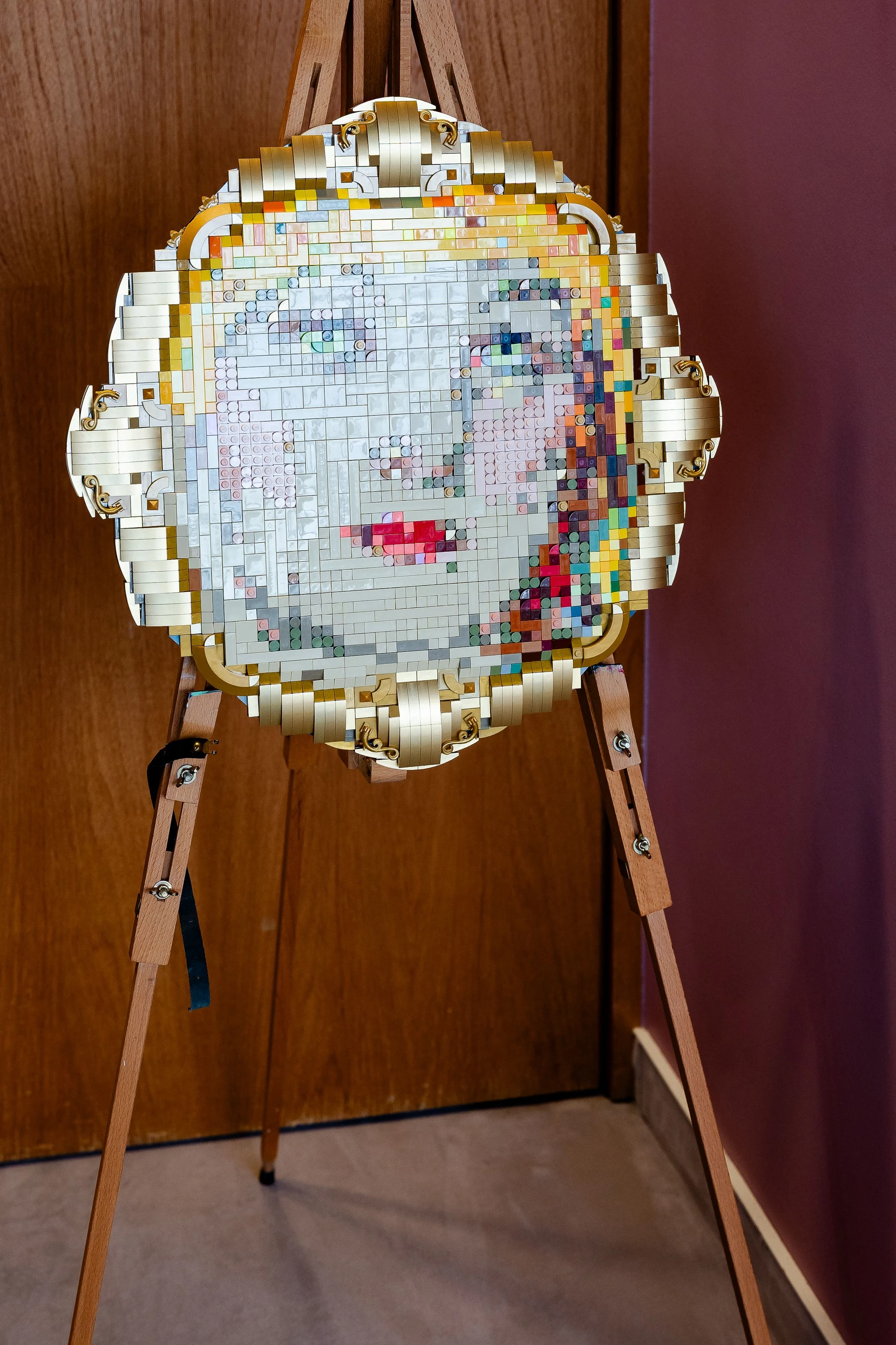 Ikone: Das Konterfei von Marilyn Monroe aus Lego