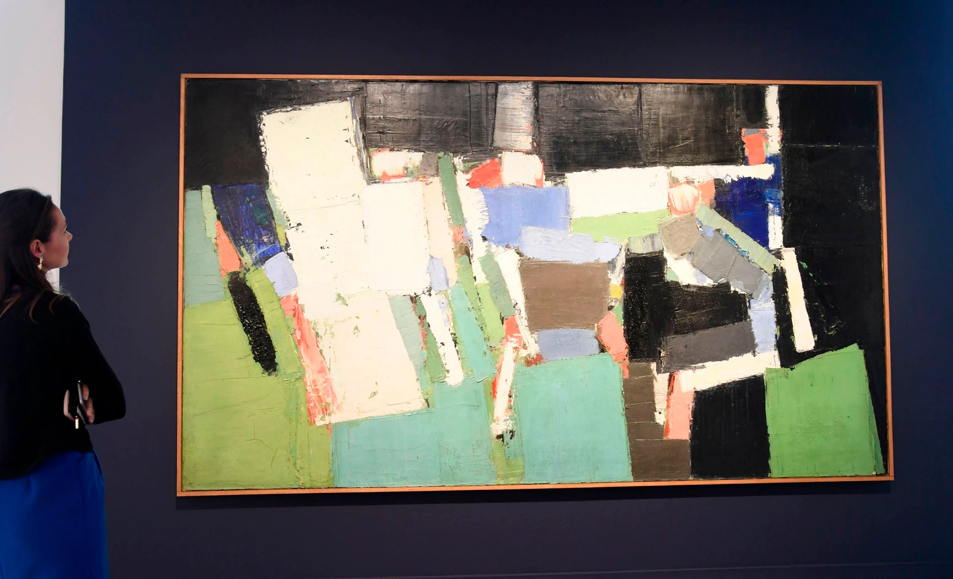 Nicolas de Staël: „Parc des Princes“, gemalt nach einem Stadionbesuch 1952