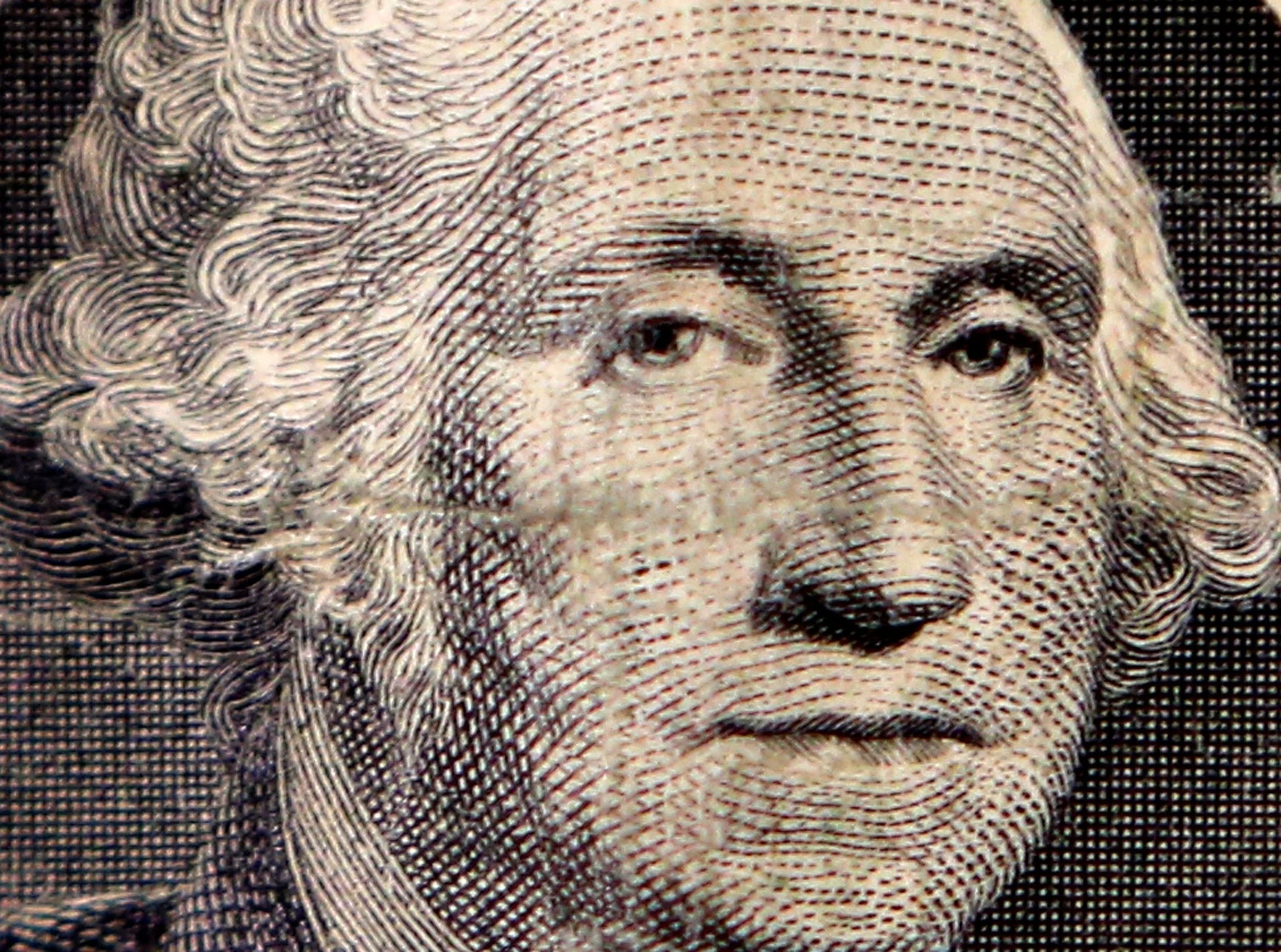  George Washington auf einer Dollarnote