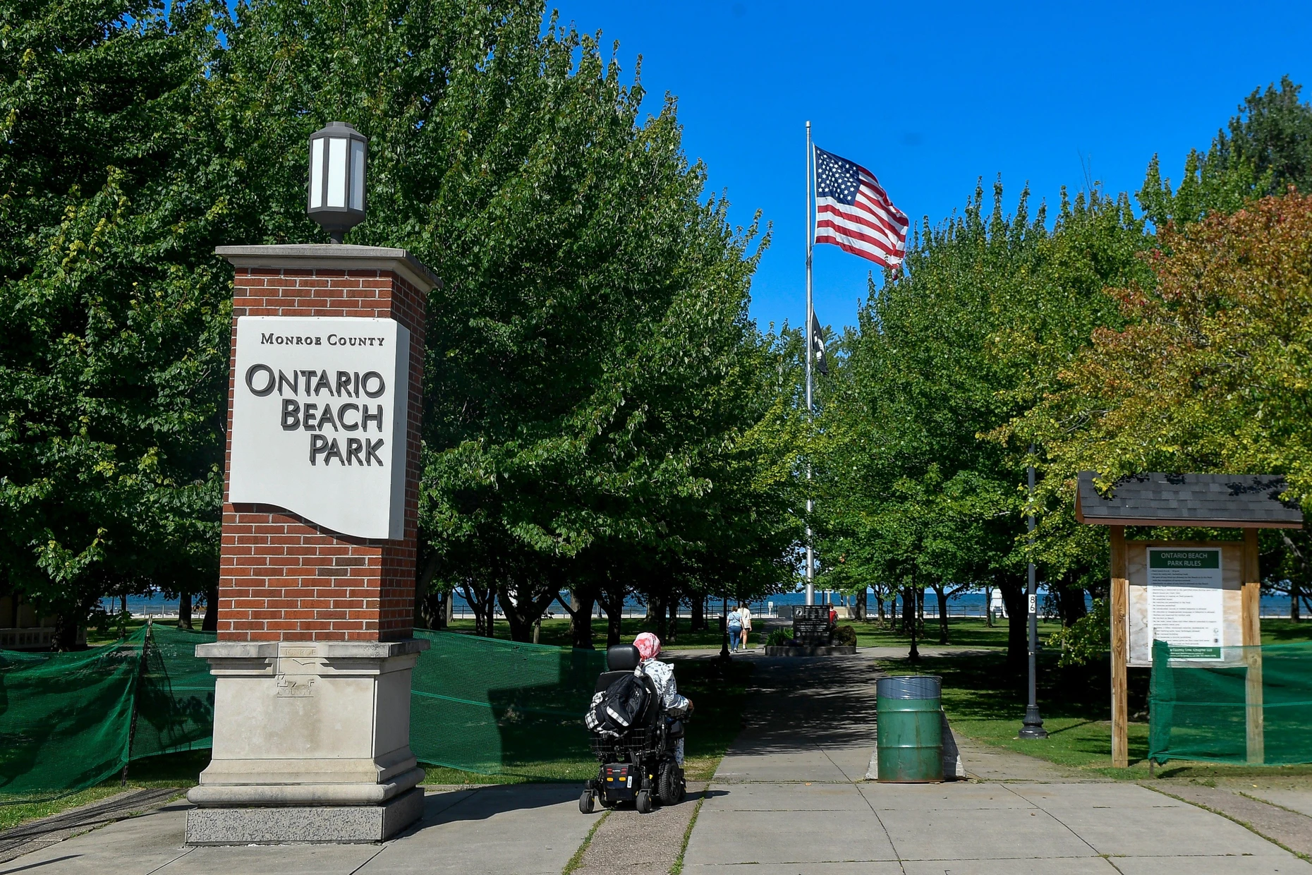 Noch heißt das Strandgelände in Rochester auf der US-amerikanischen Seite des Sees „Ontario Beach Park“.