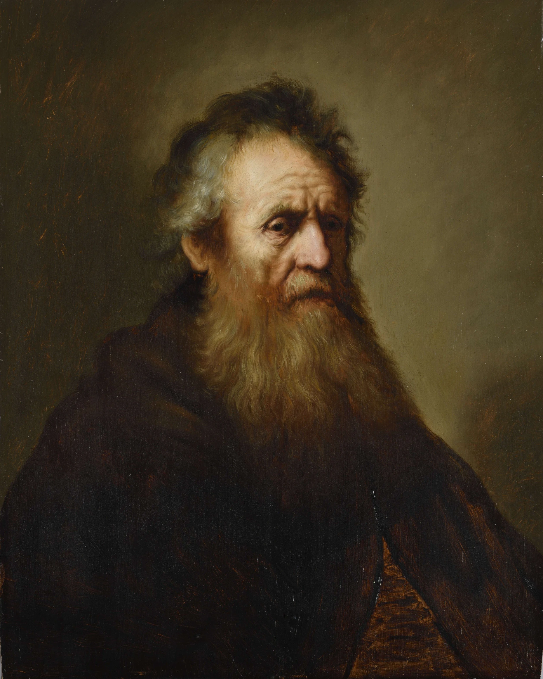 Mit den nun entdeckten Pentimenti in der Unterzeichnung wahrscheinlich sogar das Original: Rembrandts „Bärtiger alter Mann“ aus der Friedenstein Stiftung Gotha
