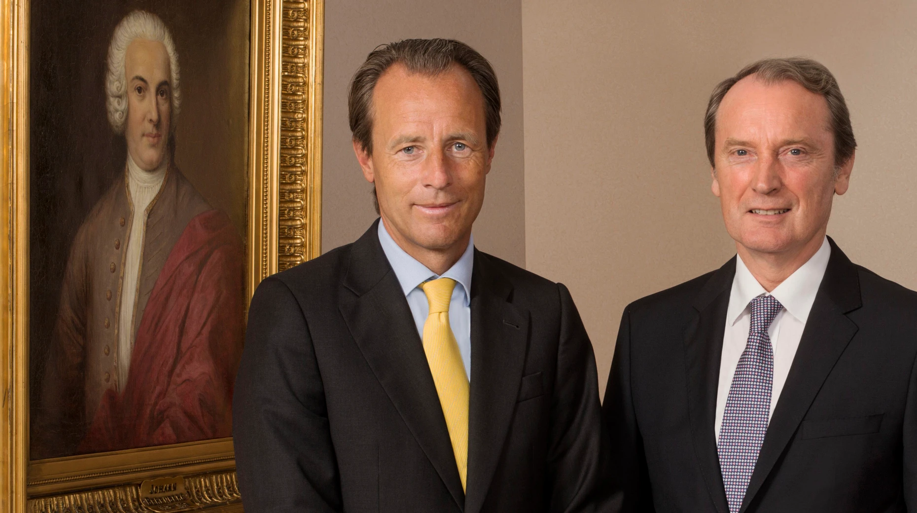 Ein Bild aus besseren Tagen: Hendrik Riehmer (links) und Hans-Walter Peters