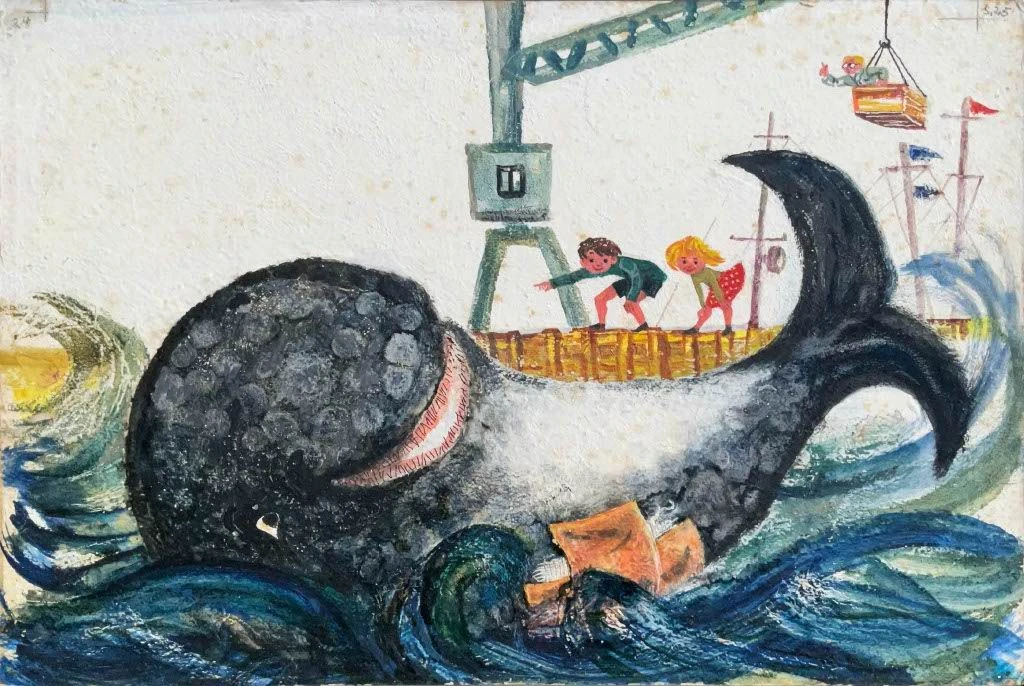Mit Pflaster: „Mobbi“ kommuniziert im Kinderbuch mit seinen Helfern.