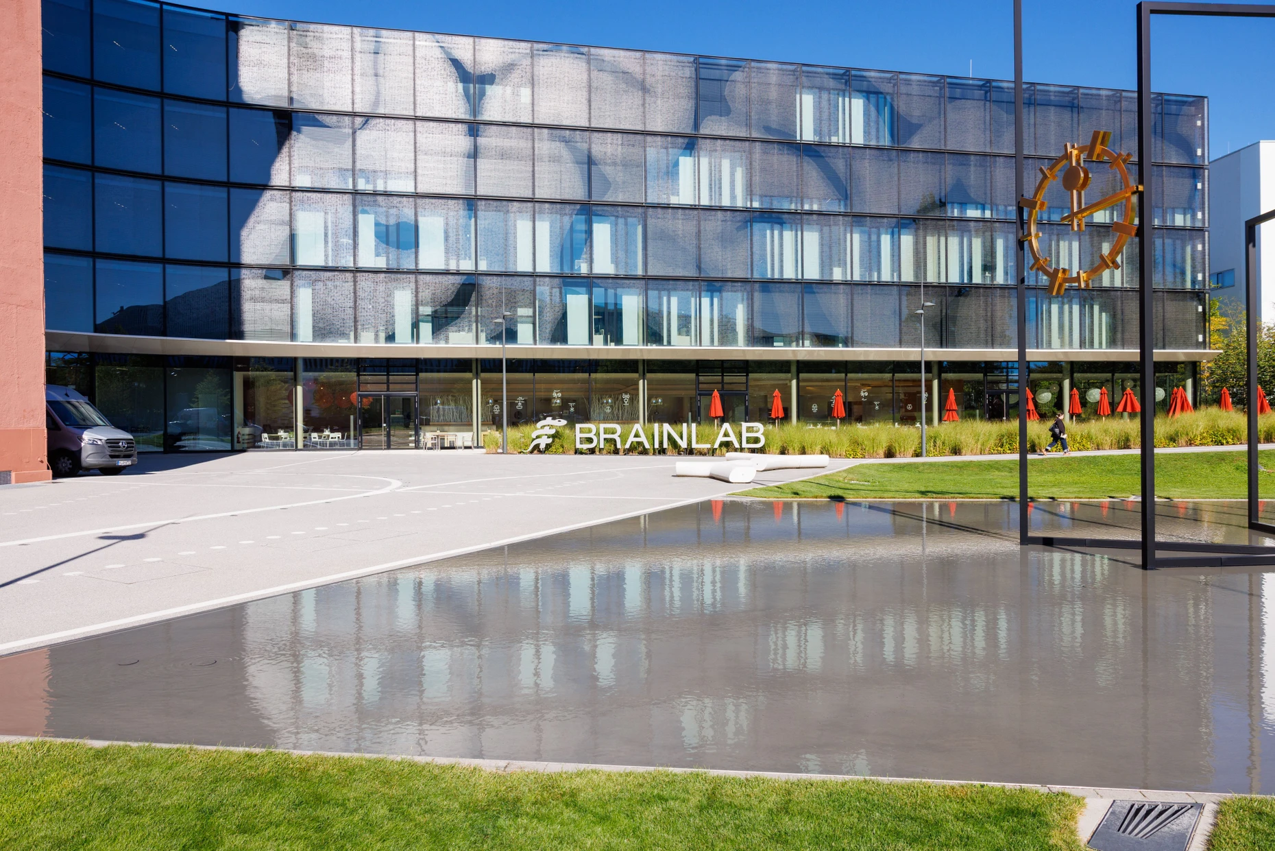 Der Brainlab SE Firmensitz in München.