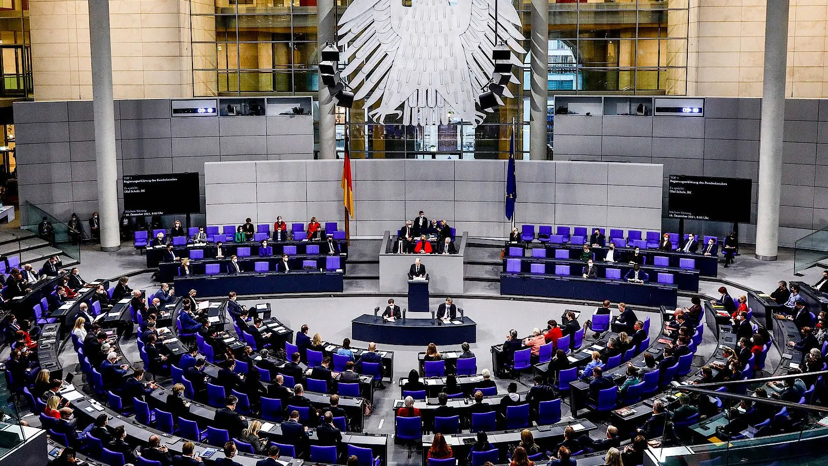 Der 20. Deutsche Bundestag besteht aus insgesamt 736 Abgeordneten