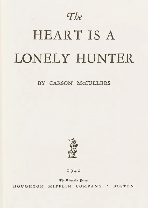 Carson McCullers: „The Heart is a Lonely Hunter" von 1940