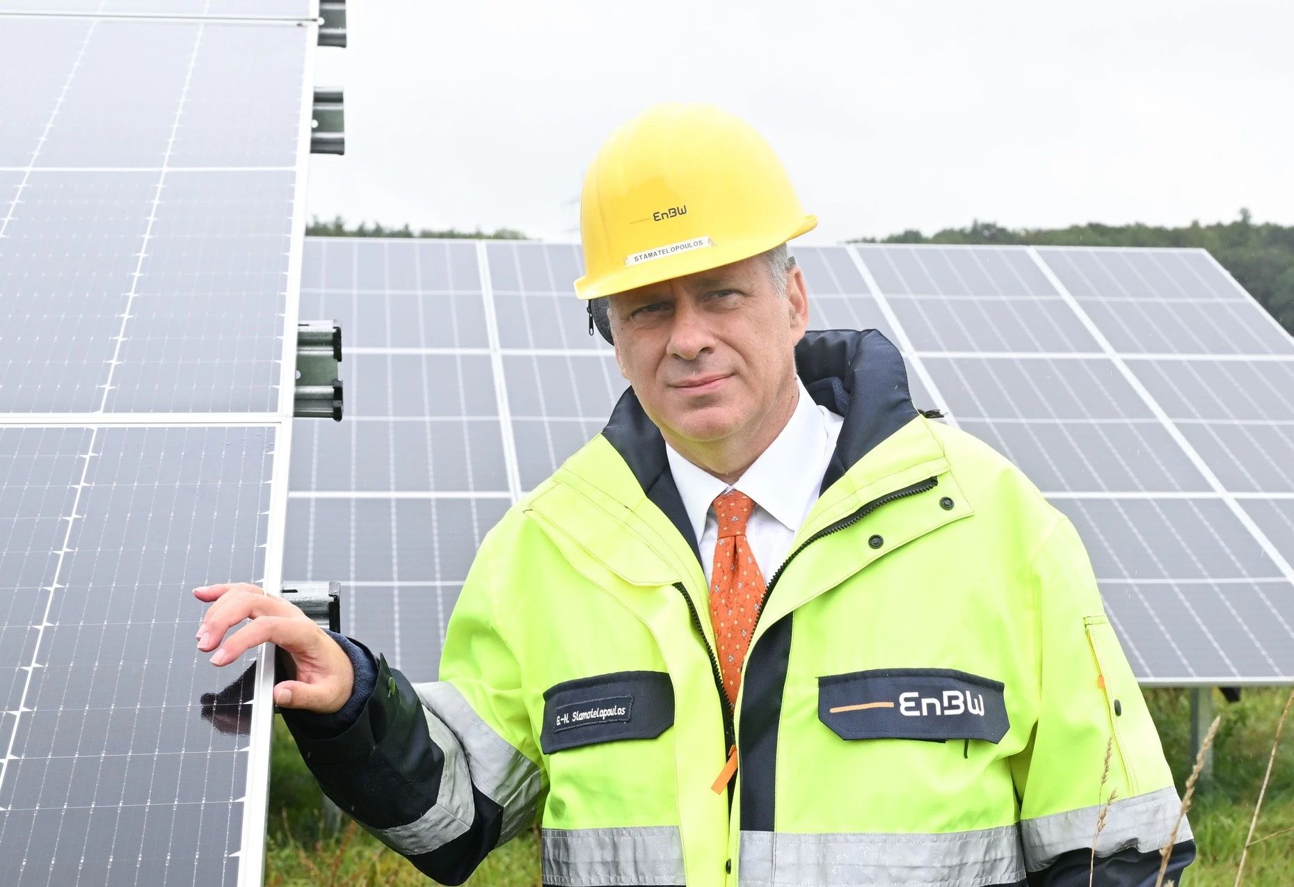 Der EnBW-Vorstandsvorsitzende Georg Stamatelopoulos