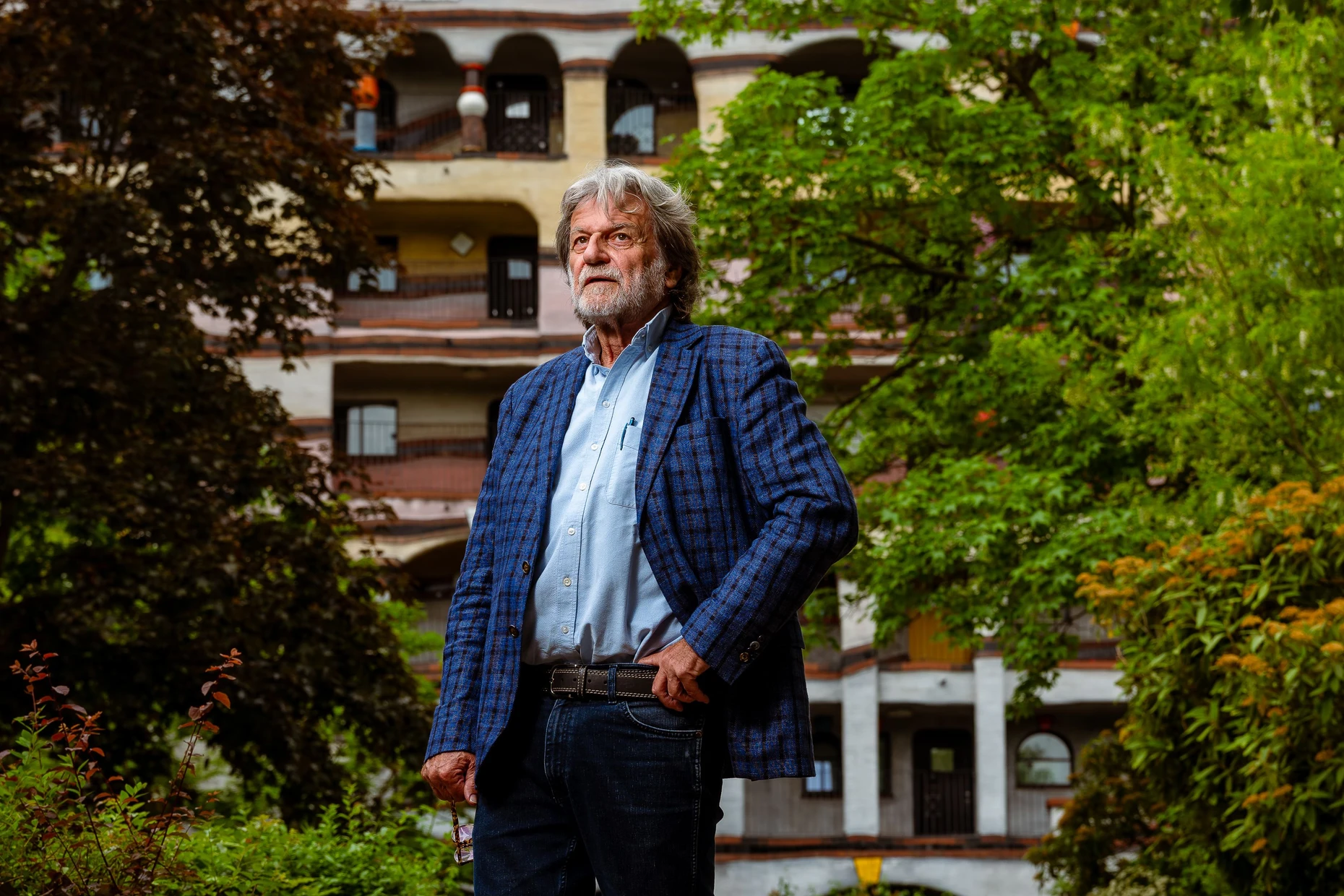 Der Architekt der Waldspirale: Heinz Springmann.