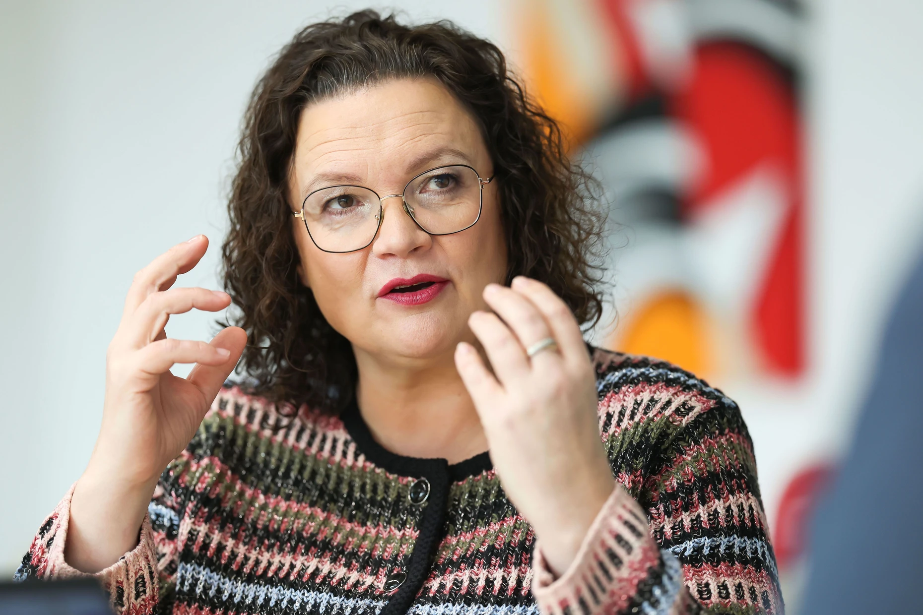 Andrea Nahles, Vorstandsvorsitzende der Bundesagentur für Arbeit.