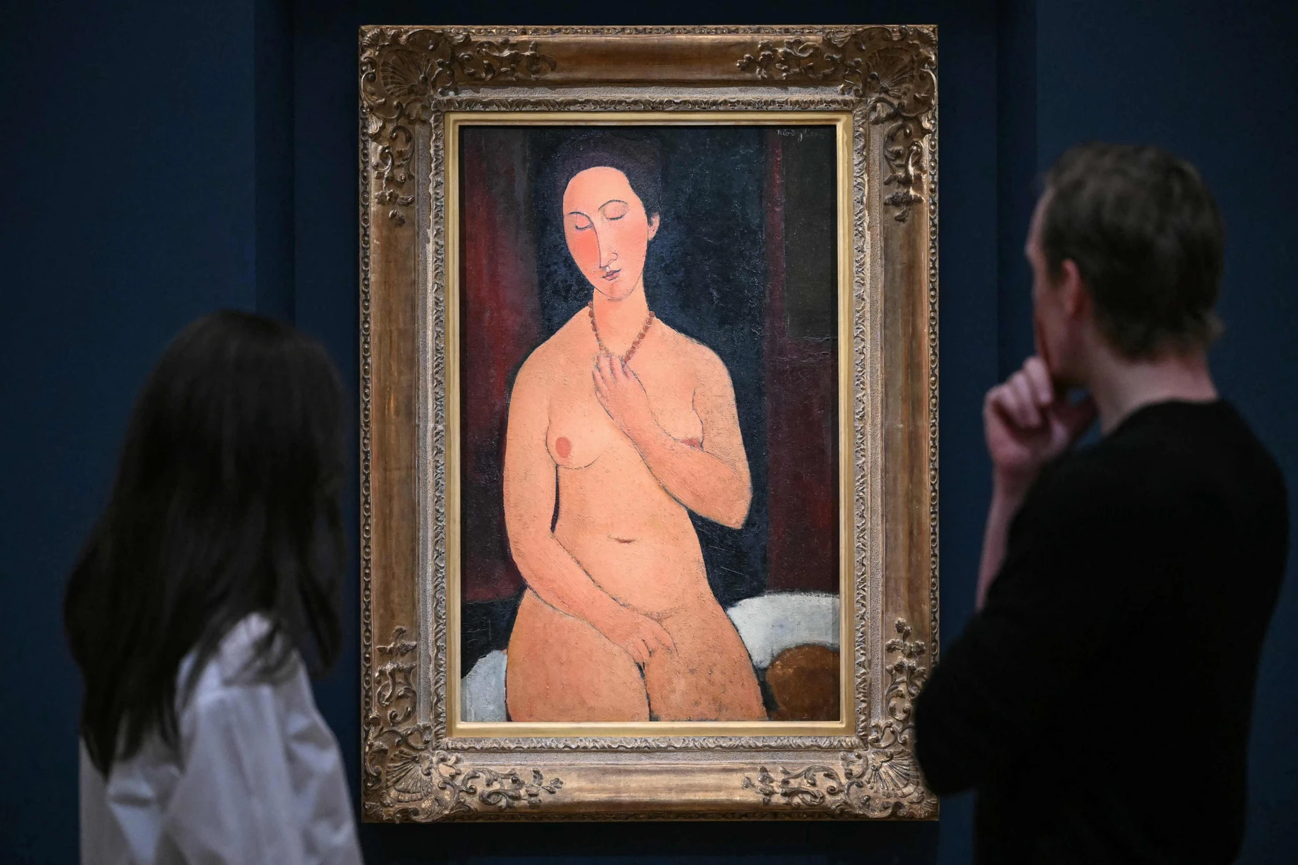 Teuerstes Kunstwerk der Londoner Sommersaison: Amedeo Modiglianis „Nu assis au collier“ bei Sotheby’s
