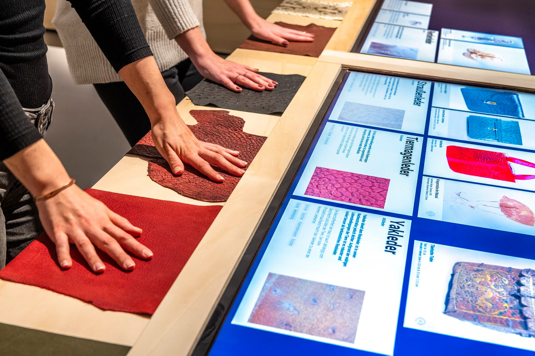 Mit Gefühl: Den Projektraum „Das ist Leder!“ soll es auch dann geben, wenn das Ledermuseum für die Sanierung in ein Interim zieht.