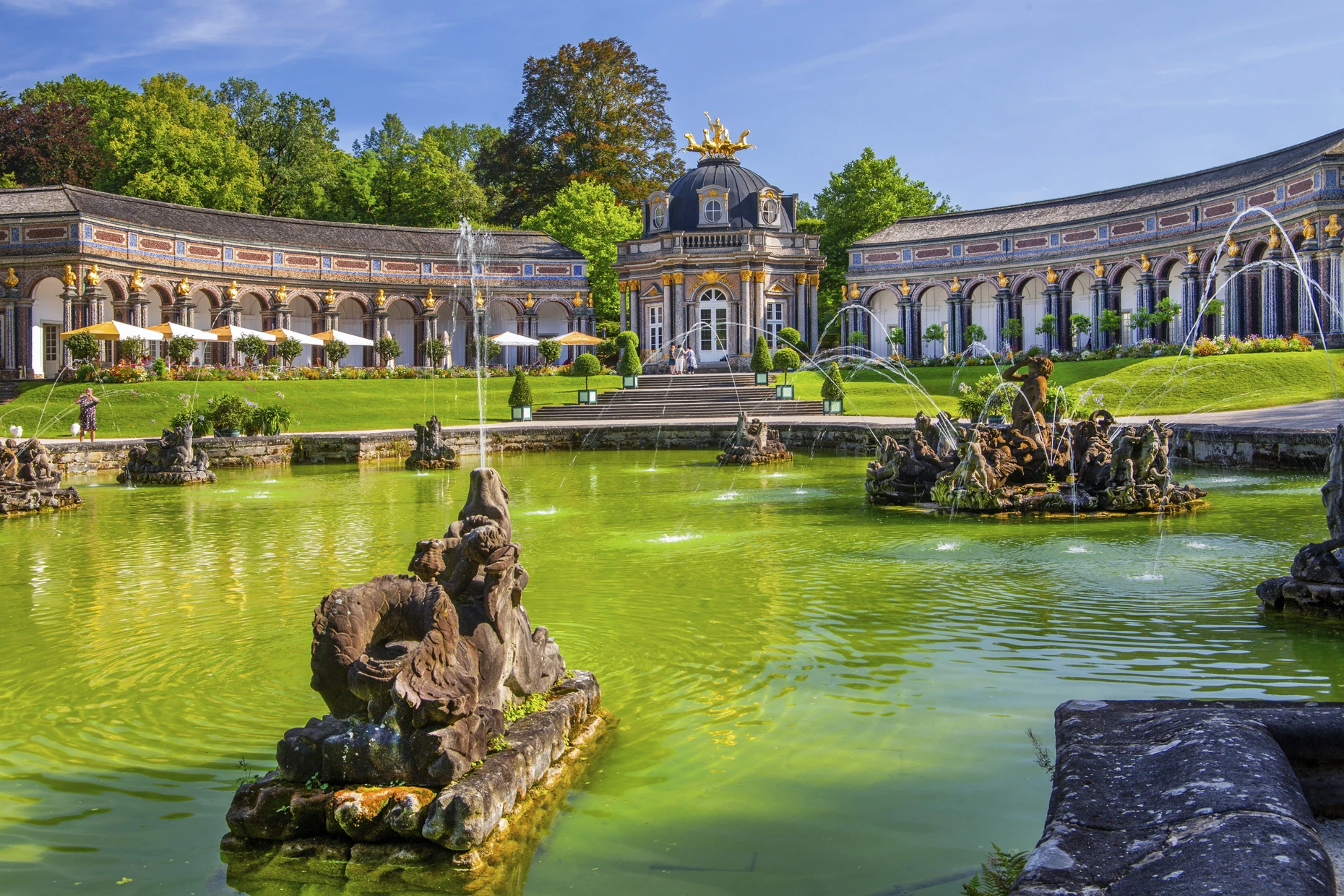Wilhelmines Werk: Die Orangerie mit dem Sonnentempel der Eremitage