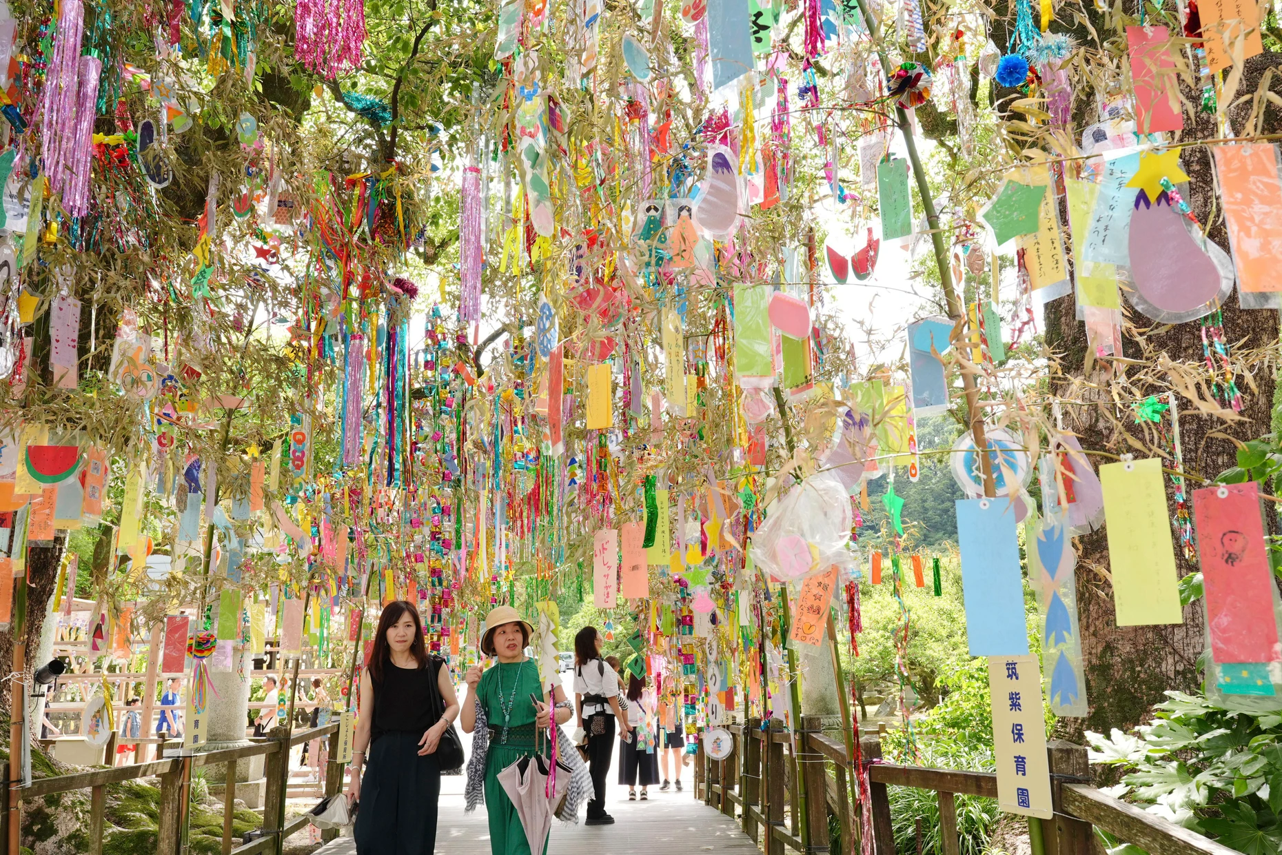 Tanabata-Wünsche in Dazaifu