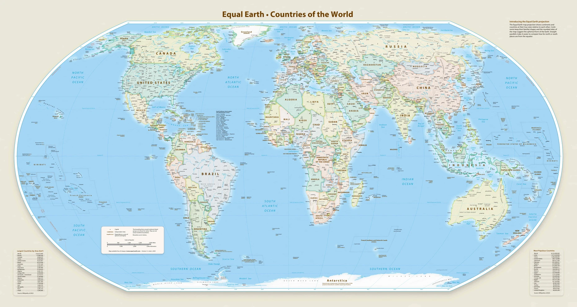 Die „Equal Earth“-Karte