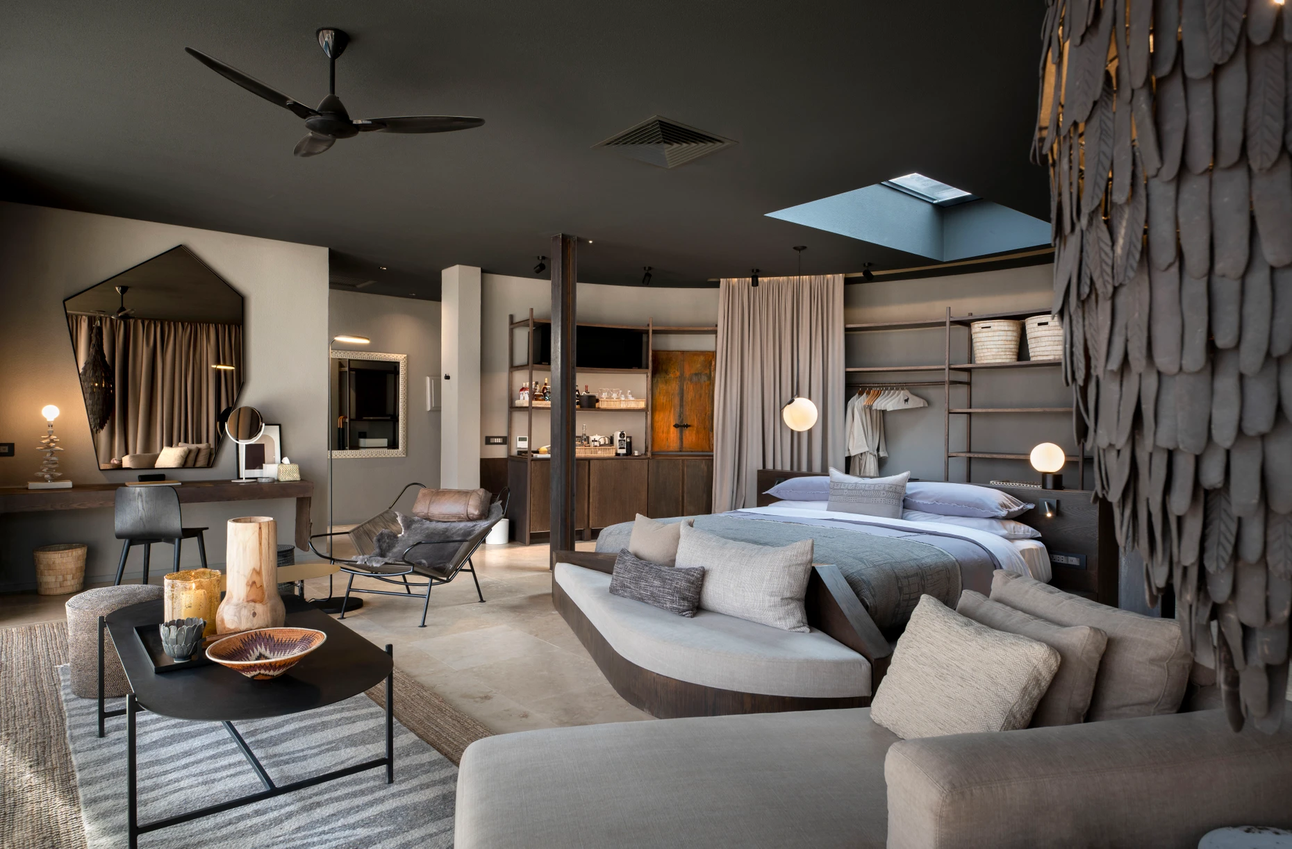 Die &beyond Sossusvlei Desert Lodge in der Namib