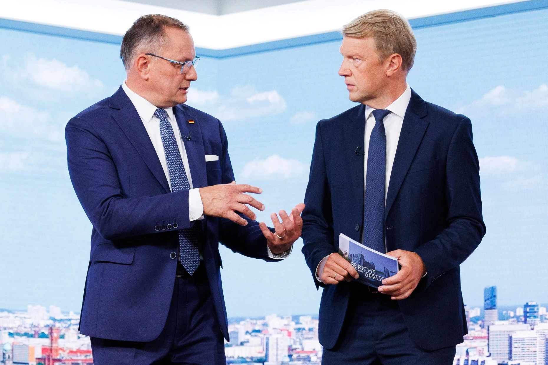 Tino Chrupalla und Markus Preiß in Berlin