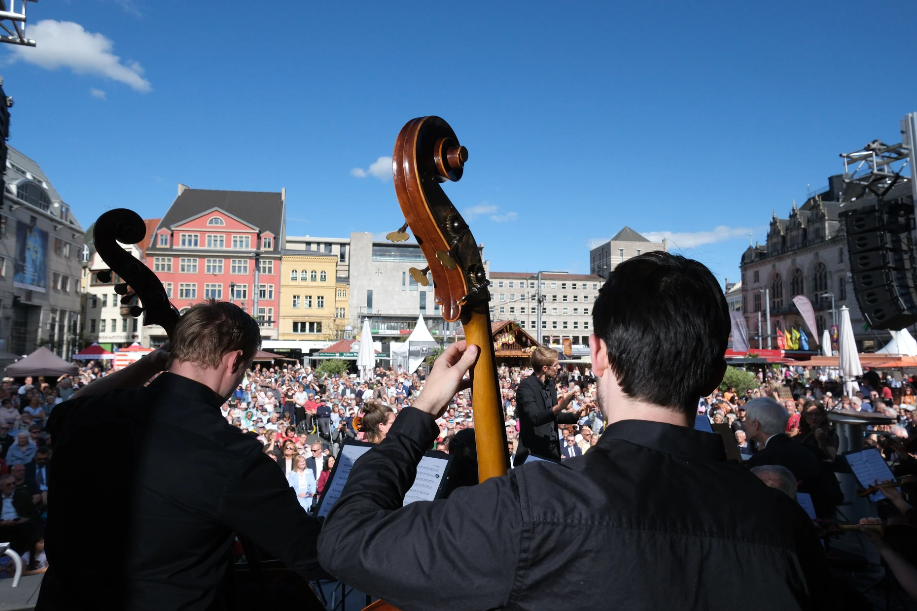 Musiker des Akademischen Orchesters der Martin-Luther-Universität Halle-Wittenberg spielen zur Eröffnung der Händel-Festspiele 2026.