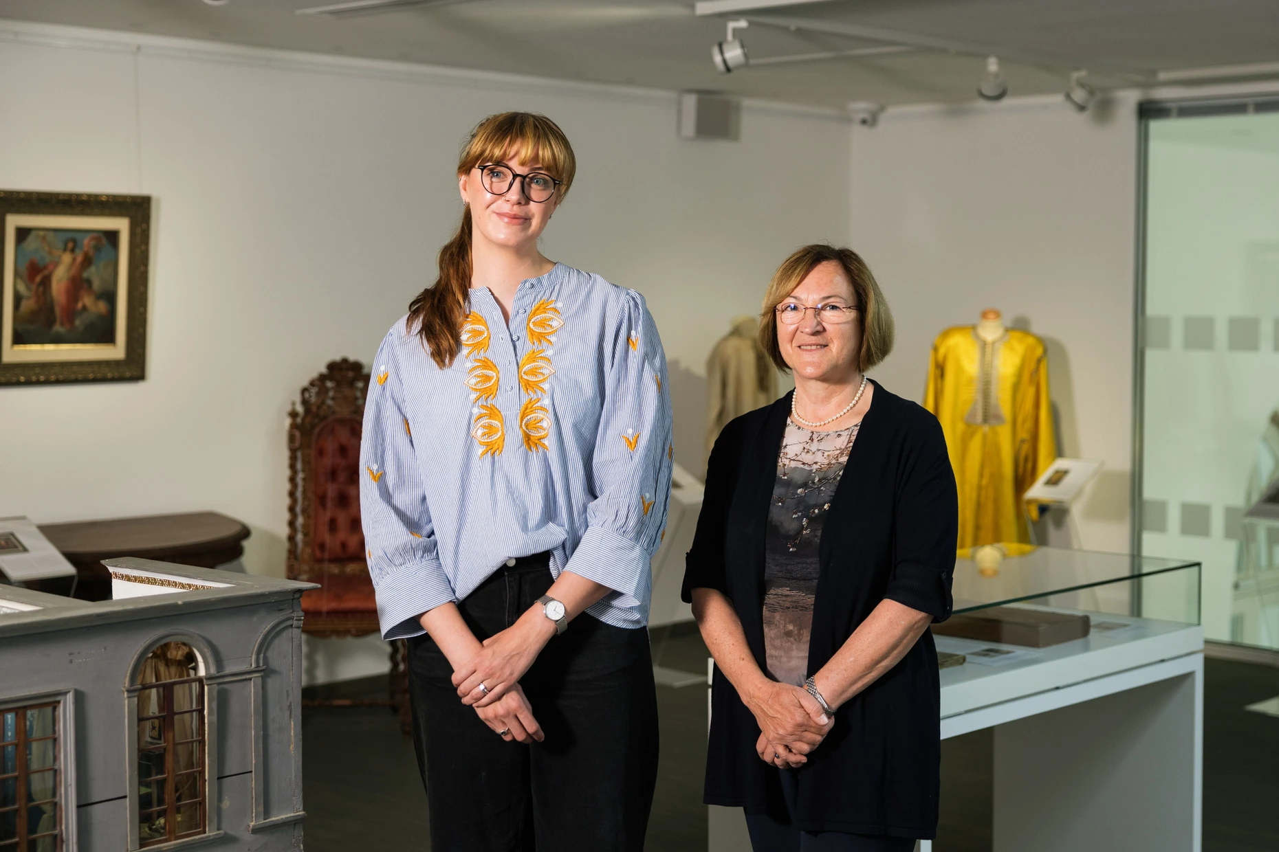 Teamarbeit: Museumsleiterin Ursula Grzechca-Mohr (rechts) und ihre Kollegin Jil Hingott haben die Schau und die App dazu konzipiert.