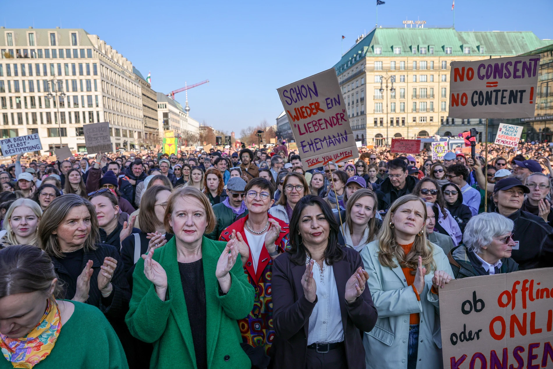 Demonstration gegen sexualisierte Gewalt in Berlin