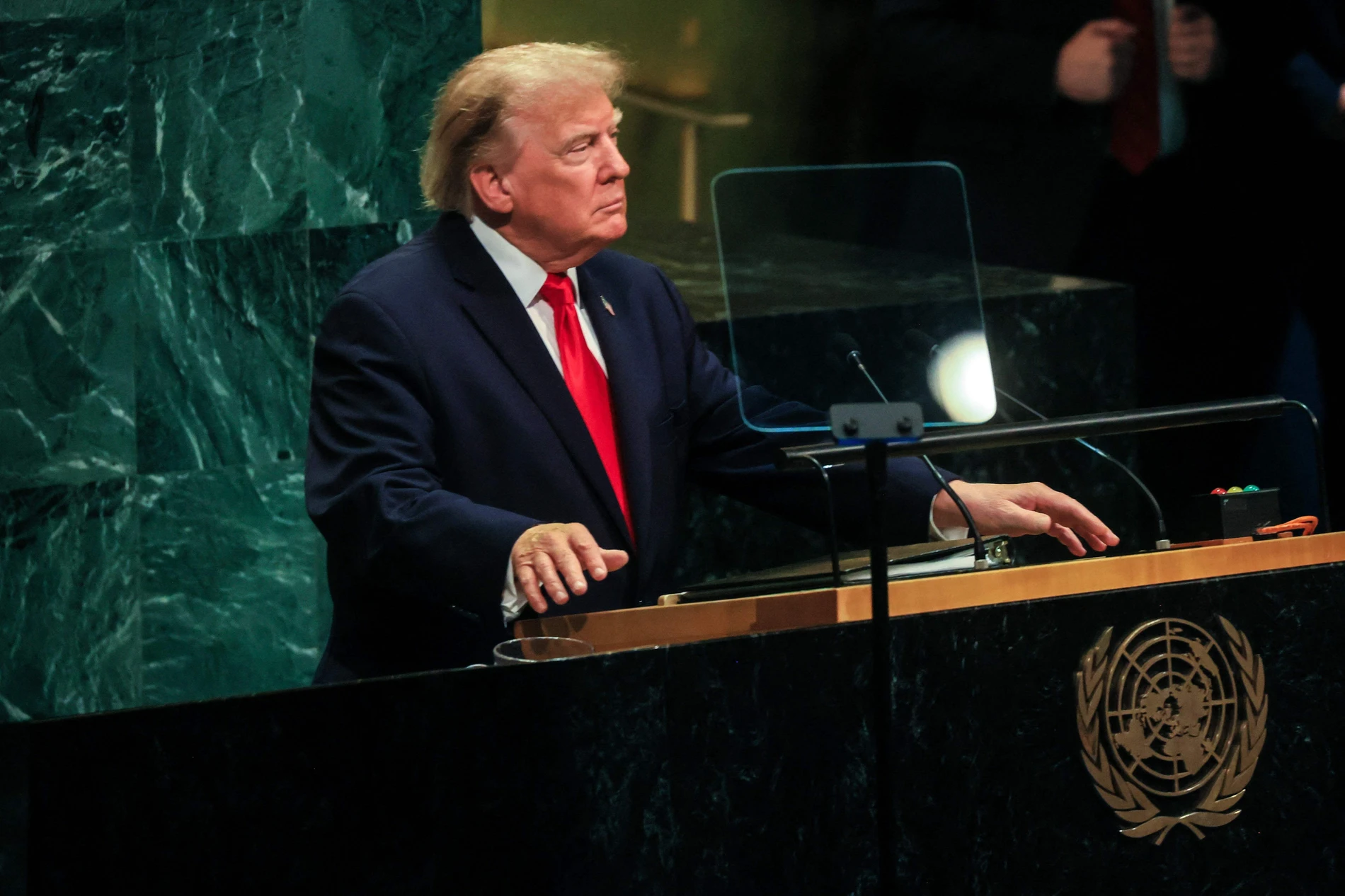 Donald Trump rühmt sich bei den Vereinten Nationen als Friedensstifter