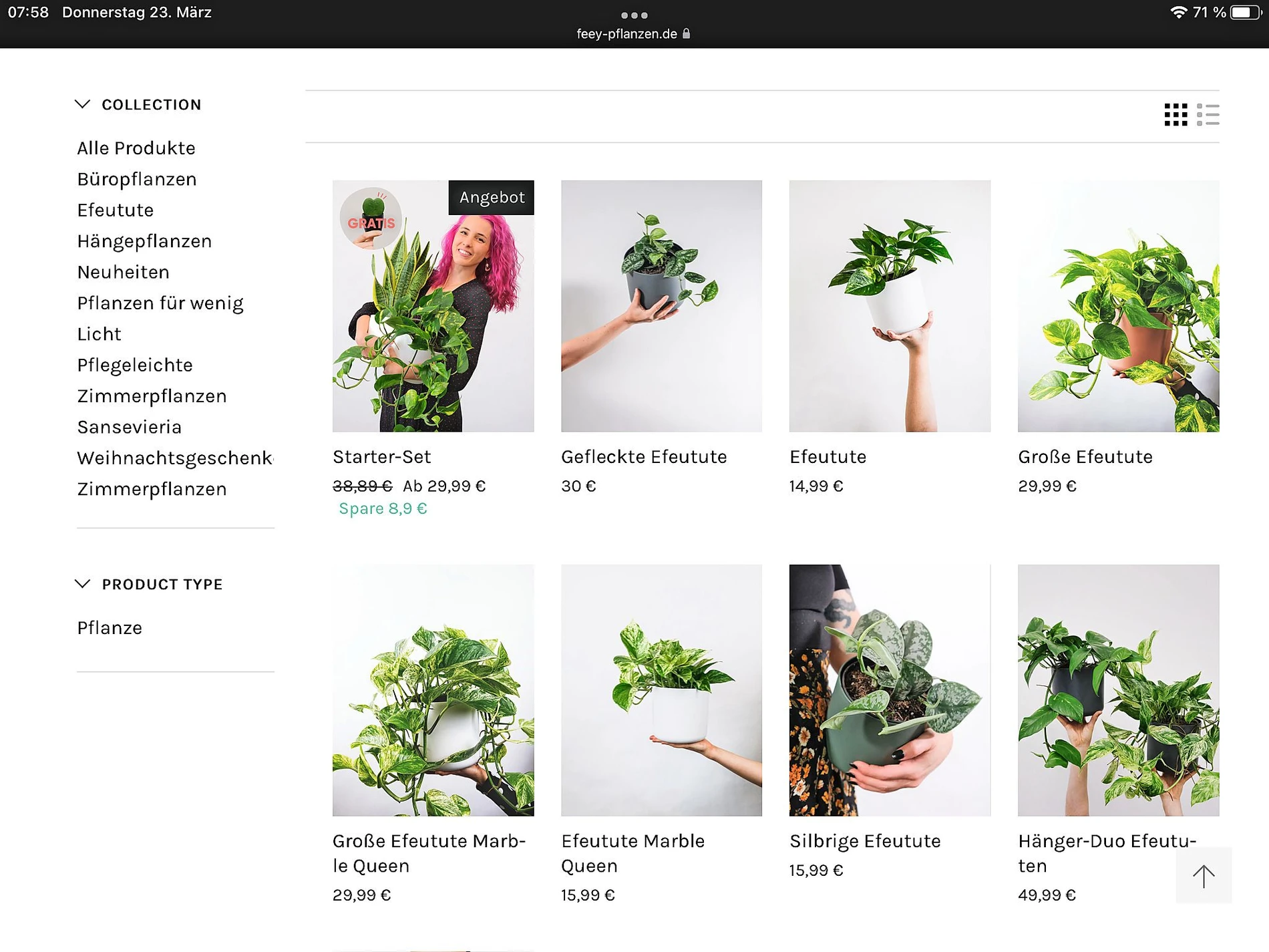 Onlineshop Feey: Glcksfeder und Monstera per Post | FAZ