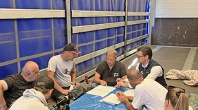 Teilzahlung für Lkw-Fahrer