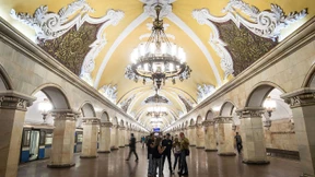 Prächtige U-Bahnhöfe in Moskau lassen staunen