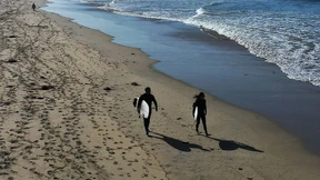 Surfer feiern 50. Earth Day