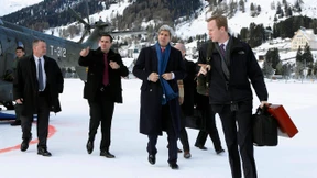 Roter Teppich in Davos