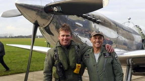 In einem Propellerflugzeug einmal um die Welt