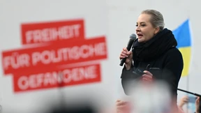 Exilrussen demonstrieren in Berlin gegen Putin