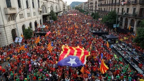 Hunderttausende fordern die Unabhängigkeit von Spanien