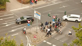 Fahrradtrasse am Anlagenring