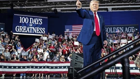 Ein Präsident feiert sich selbst