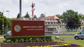 Vor dem Rückzug aus dem Ortskern von Kastel