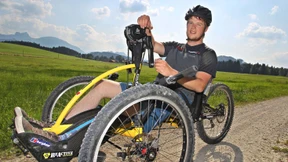 Allgäuer will mit Handbike über die Alpen