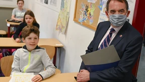 Ein Schultag mit dem Minister